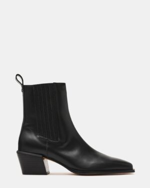 Darsen Black Leather
