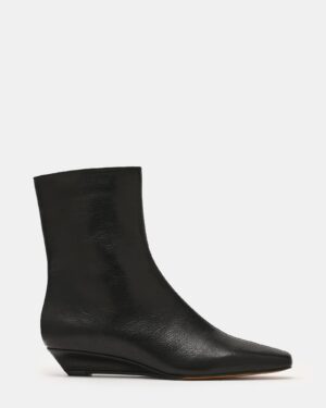 Flaire Black Leather