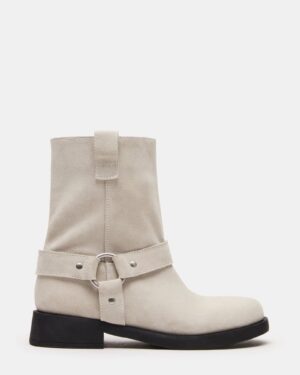 Lani White Suede